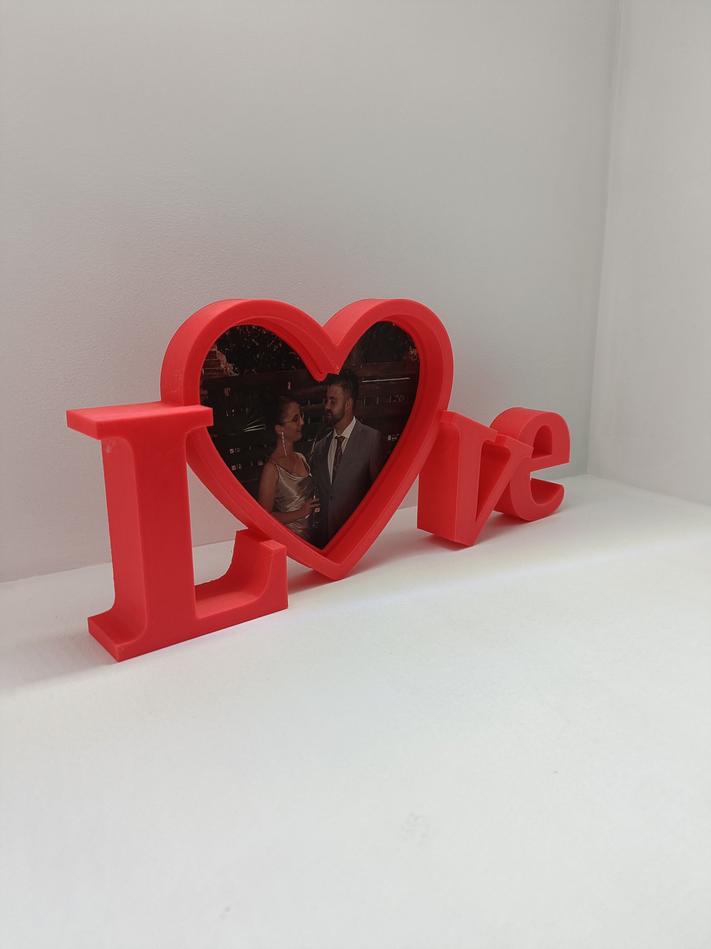 Marco de fotos LOVE personalizado para parejas