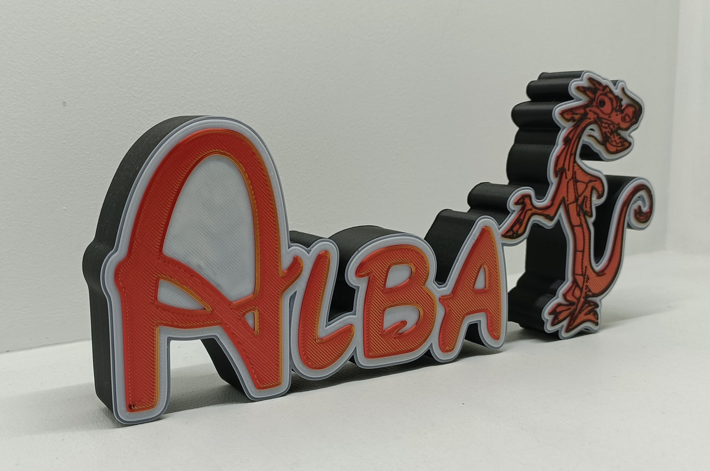 Placa de Nombre Personalizada en 3D