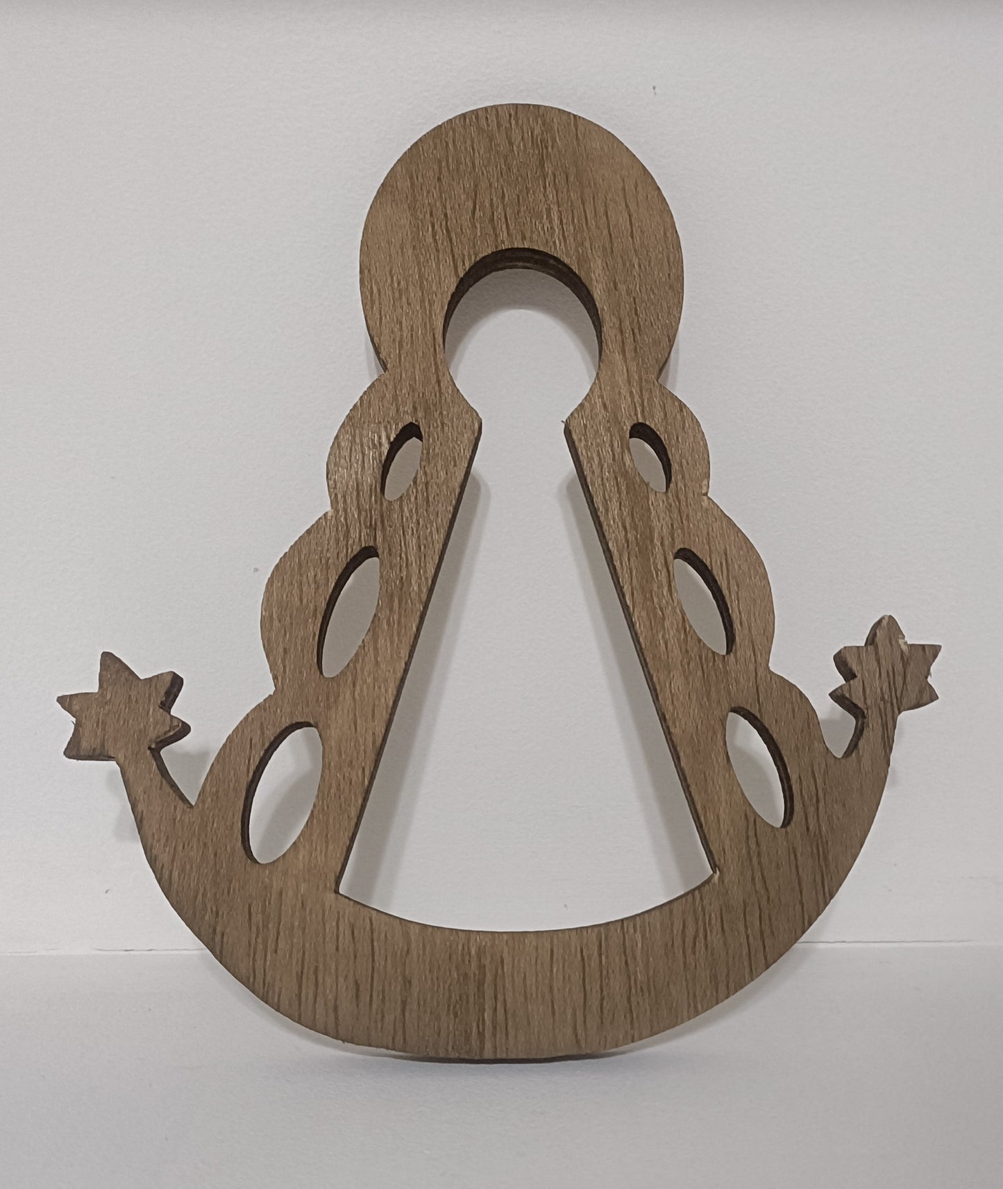 Silueta de madera de la Virgen del Rocío