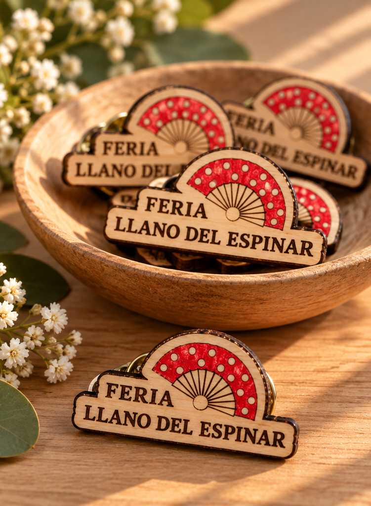 Pins personalizados para feria