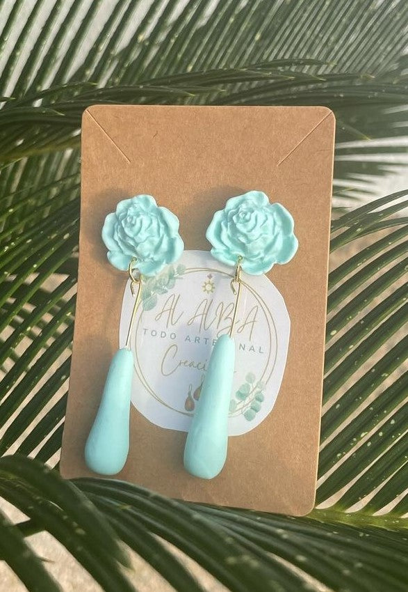 Pendientes "Flor Flamenca"