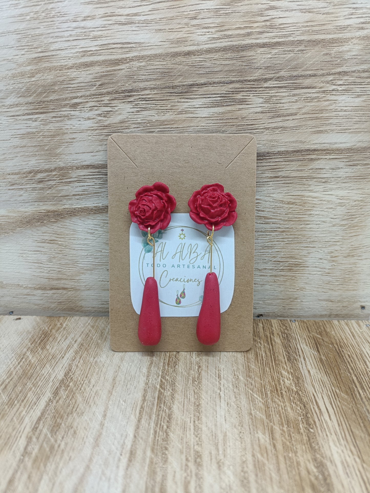 Pendientes "Flor Flamenca"