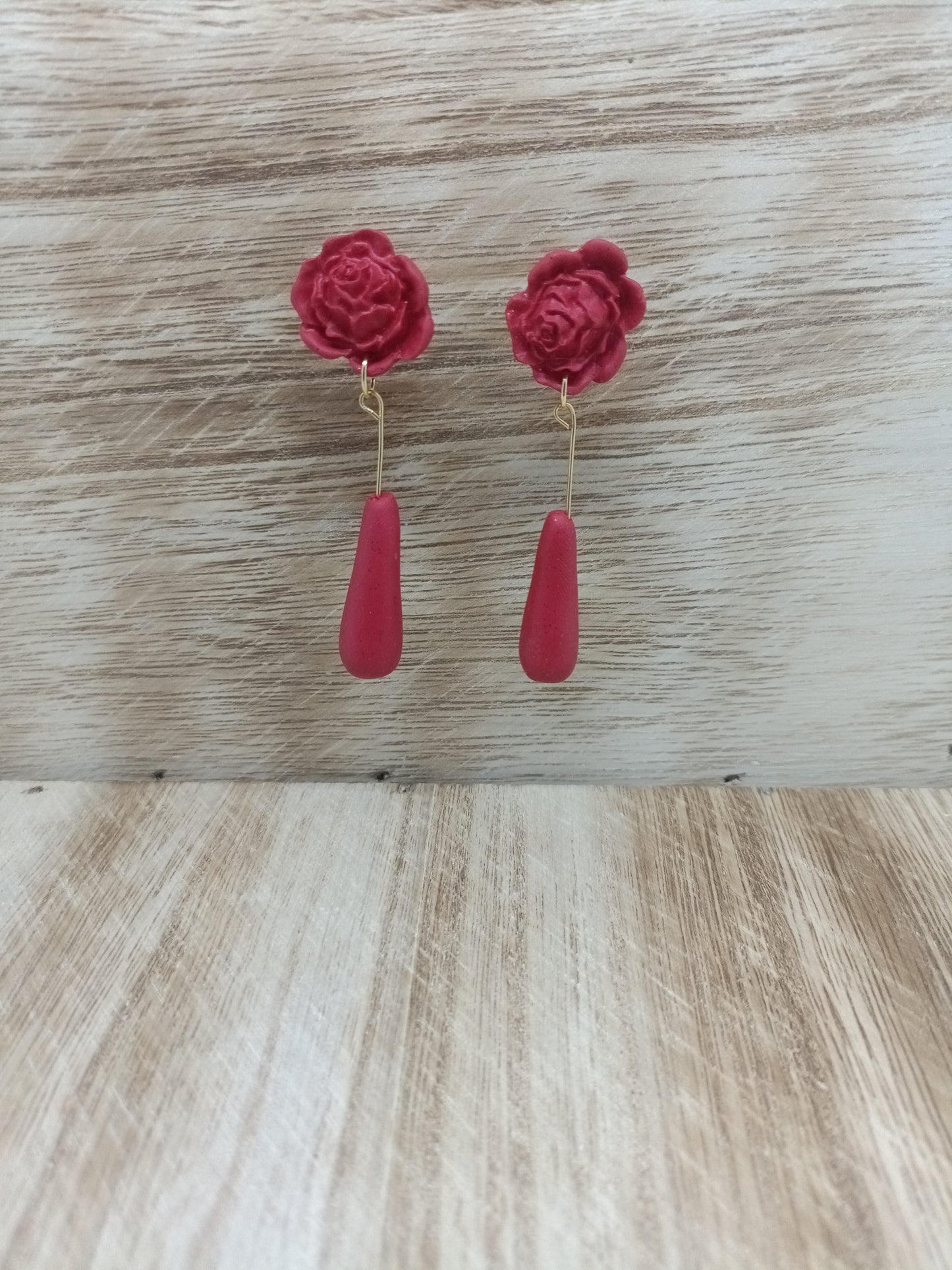 Pendientes "Flor Flamenca"