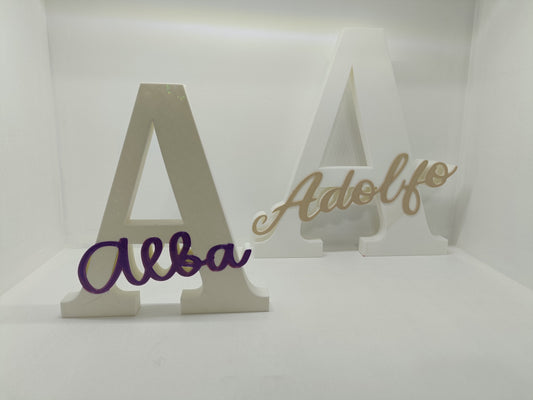 Inicial con Nombre Personalizada