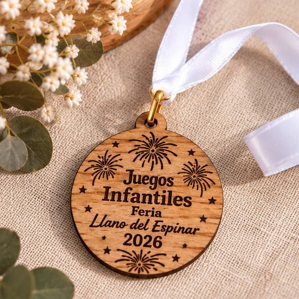 Medallas infantiles personalizadas