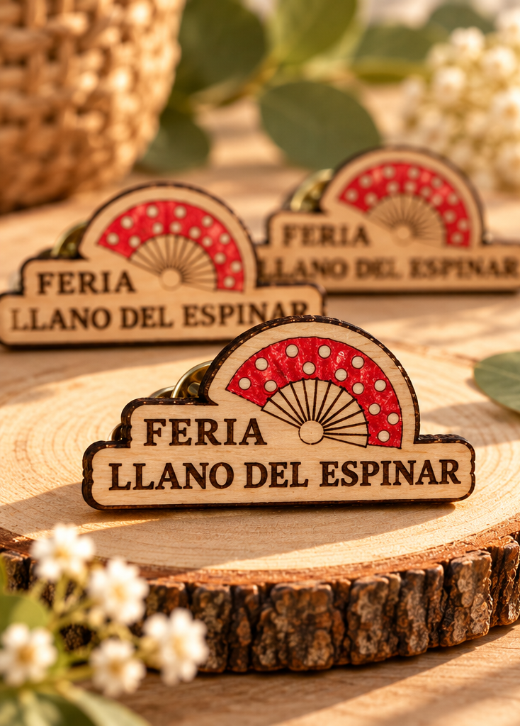 Pins personalizados para feria