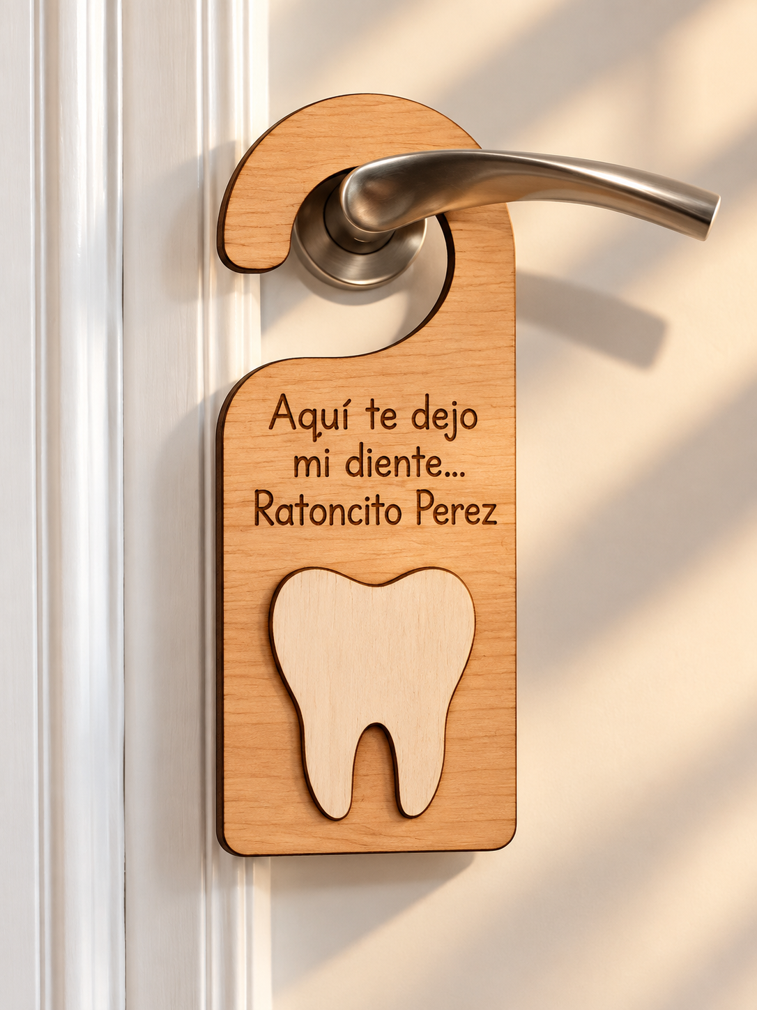 Cuelgapuertas Ratón Pérez para dientes