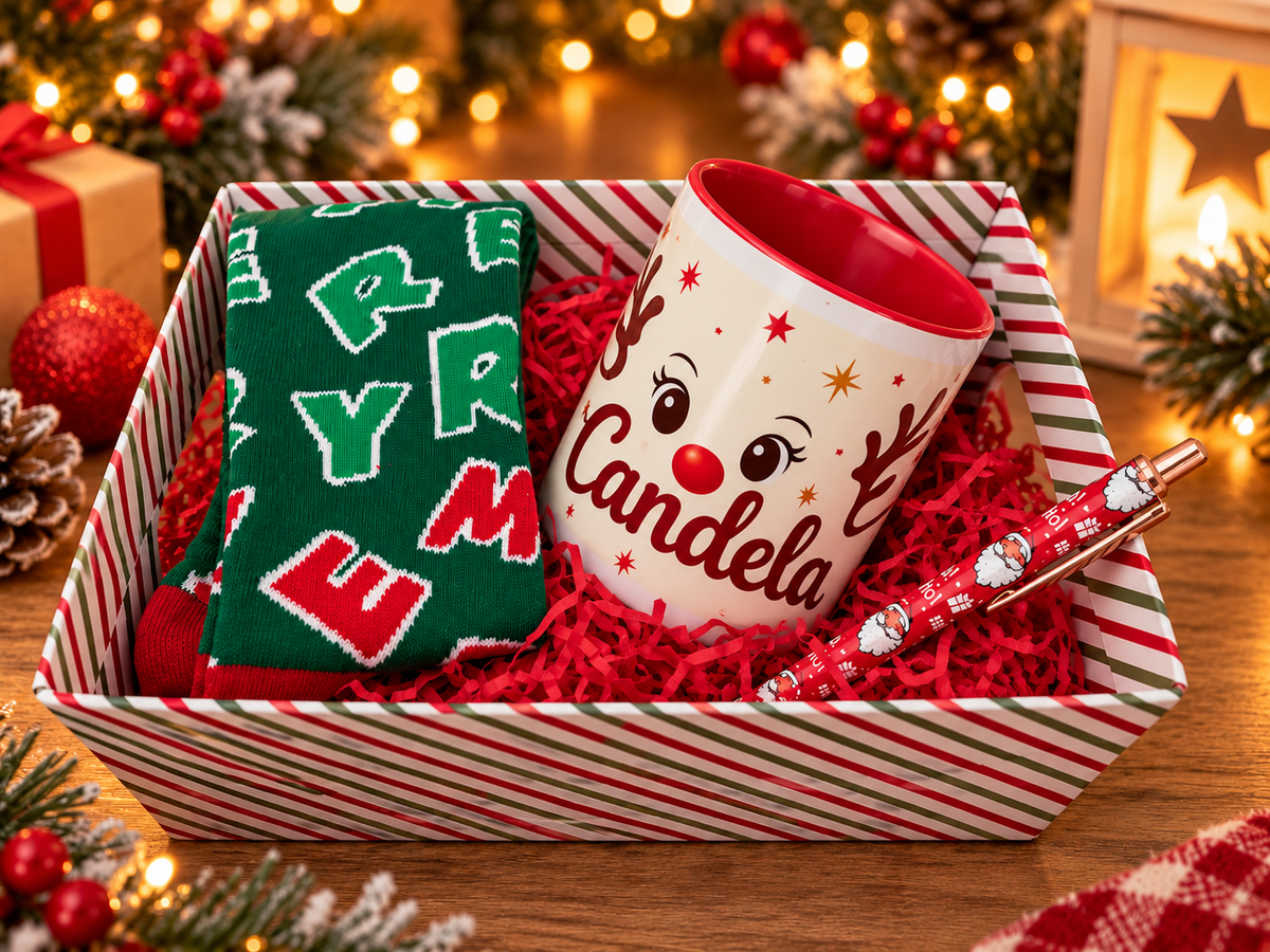 Pack regalo navideño personalizado