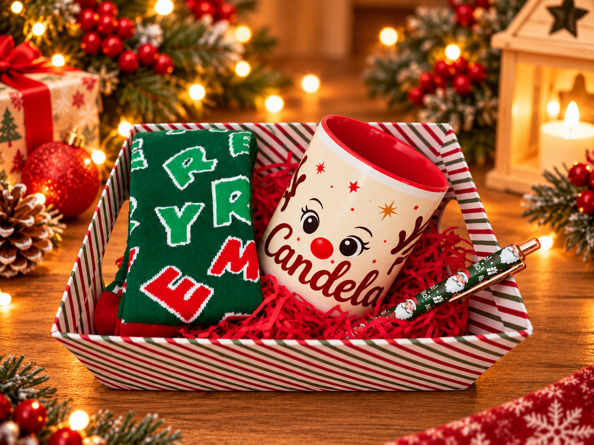 Pack regalo navideño personalizado