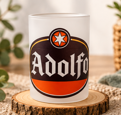 Jarra de cerveza de cristal personalizada