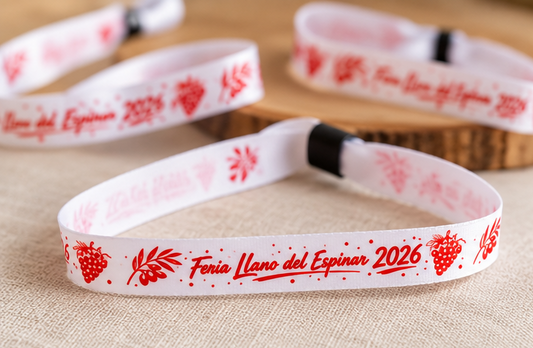 Pulsera personalizada para eventos